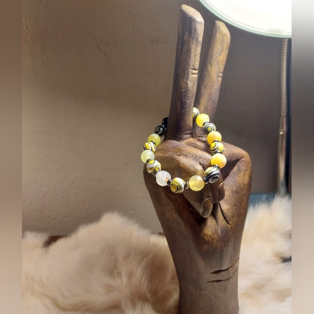 Handmade crystal bracelet
